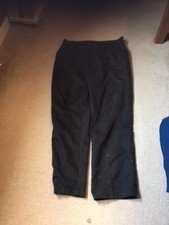 Men's Black Dunlop Golf Trousers - 34W S