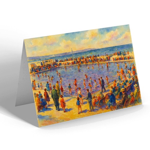 Notelet children s paddling - -,
