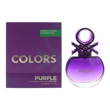 Benetton Colors de Benetton Purple EDT 50ml Spray For Her - Damaged Box