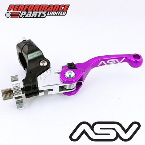 Asv purple short clutch - purple,