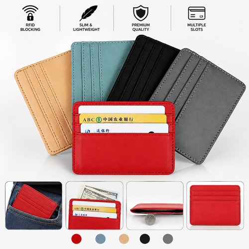 Slim wallet for men rfid - slim,