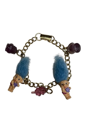 Vintage troll doll - troll, bracelet