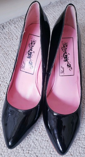 Ladies black patent dressy - ladies,