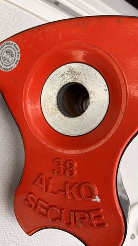 Alko secure caravan wheel lock - secure,