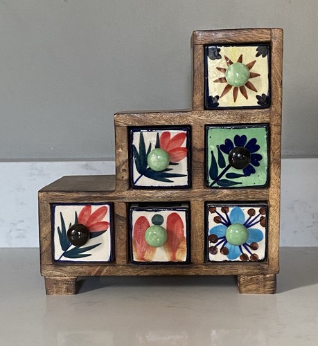 Drawer indian hand painted - drawer,
