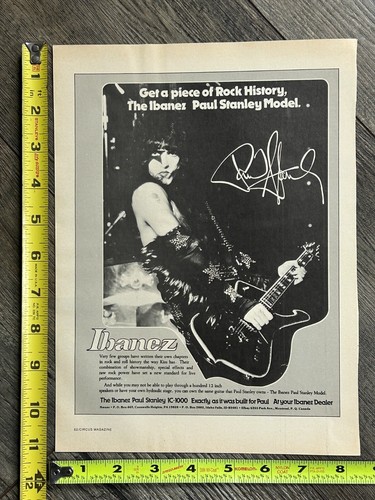Kiss advert paul stanley - paul,