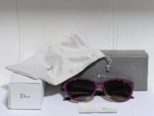 Cased Christian Dior Sauvage 1 MB9HA 56 15 135 Plum Panther Frame Sunglasses