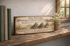 Mouse Art sign vintage style
