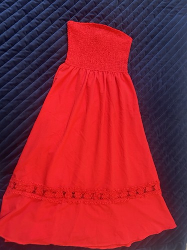 Strapless maxi summer - maxi, dress