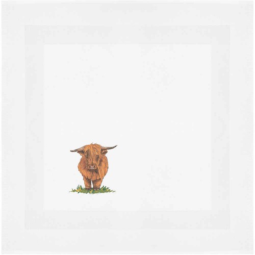 Highland cow napkin dinner - 'highland, cow'