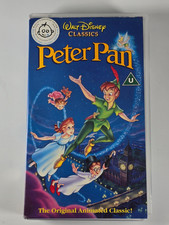 Walt Disney Classics Peter Pan VHS Video Cassette 