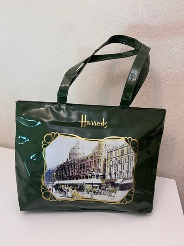 Harrods green pvc cotton - , large
