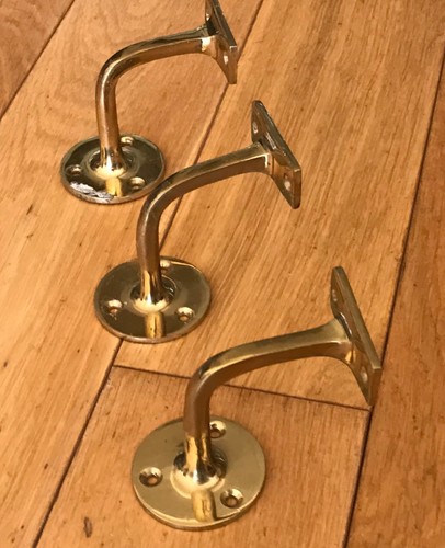 Vintage brass hand - hand, rail
