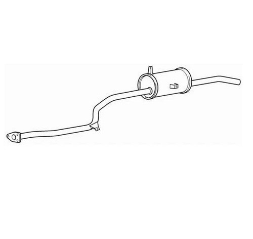 Excl6016 exhaust rear box - exhaust,