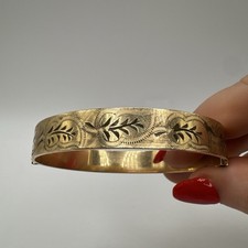 Vintage 9CT Rolled Gold Floral