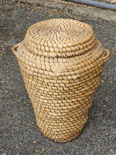 Vintage large ali baba - large, wicker