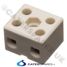 HEATED GANTRY UNIT TERMINAL CONNECTOR BLOCK 15A 2 POLE HIGH TEMPERATURE CERAMIC 