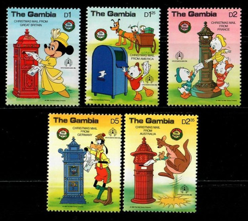 Gambia 1986 disney - -,