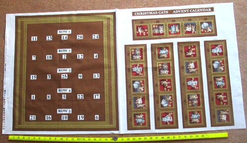 Christmas fabric panel wm - fabric,
