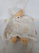 Kaloo Pure Leaf Bear Teddy Baby Comforter Puppet blankie Cream