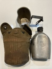 1945 Complete Original WWII U.S. Army Canteen Cover M-1910