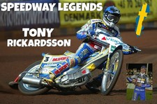 TONY RICKARDSSON--LEGENDS--SPEEDWAY PROGRAMME BOARD