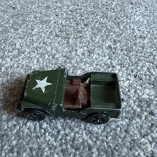 Vintage Corgi Juniors Whizzwheels Willys Jeep Military Rare Original Army Car