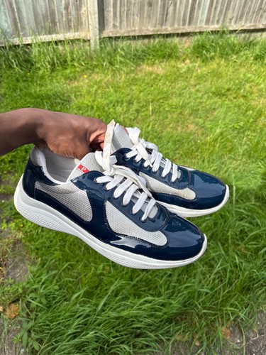 American prada cups navy white - american,