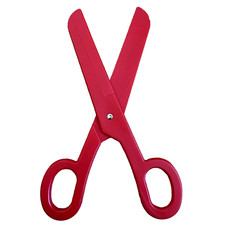 RED 14” JUMBO GIANT CLOWN SCISSORS Joke Gag Magic Toy Prank Big Funny Plastic