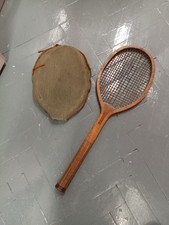antique tennis racket "the gem" as found condition.