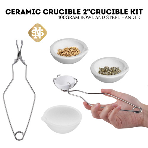 Ceramic crucible with whip - crucible,