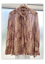 Massimo Dutti Pink Snake Print