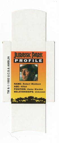 Bassett barratt jurassic park - jurassic,