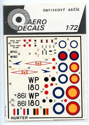Scale aero decals - 1/72,