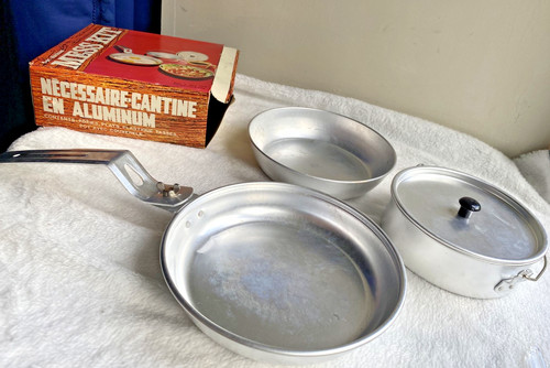 Vintage aluminum camping - 5-pc,