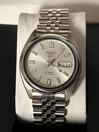 Seiko 7s26 3200 silver dial - 5,