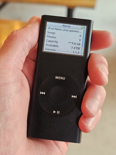 Ipod nano 2nd gen - nano, black