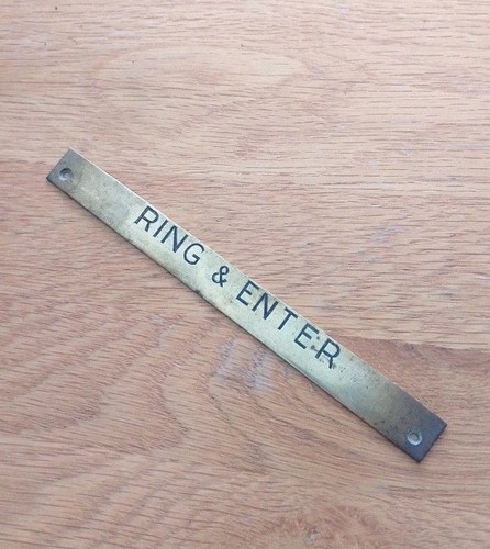 Small vintage brass ring and - vintage,
