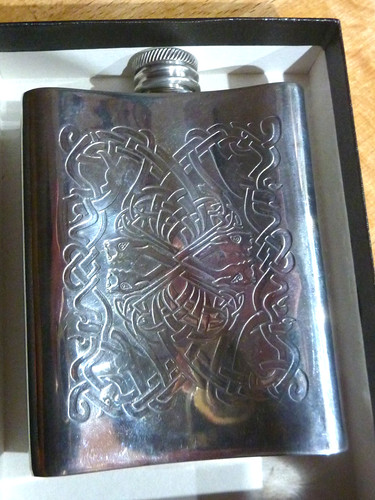 Hip flask alchemy pewter - hip,