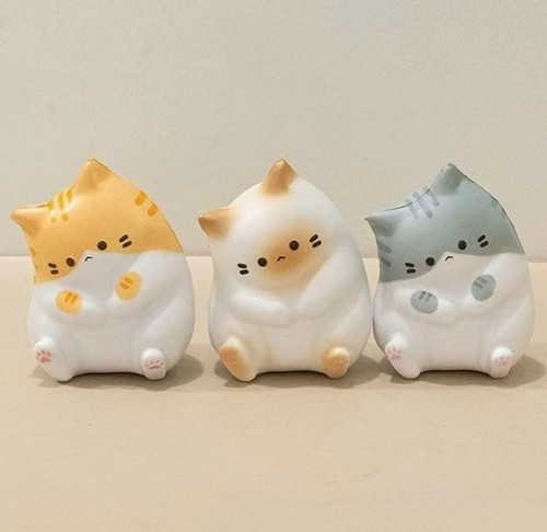 12pcs cat squishy toys - cat,