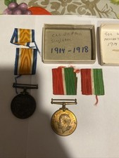 Original Ww1 Named Medals