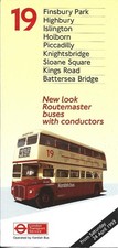 KENTISH BUS - ROUTE 19 NEW LOOK ROUTEMASTER BUSES WITH CONDUCYORS - APR 1993