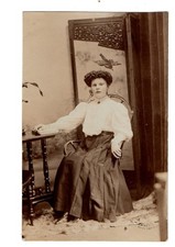 Cheshire. Lady Seated. R/P by