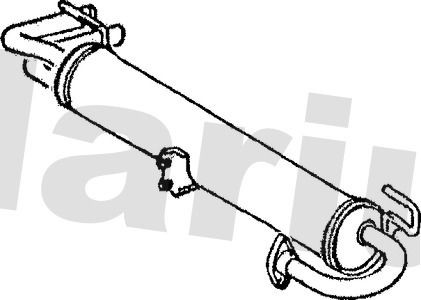 Rear muffler fits - rear,