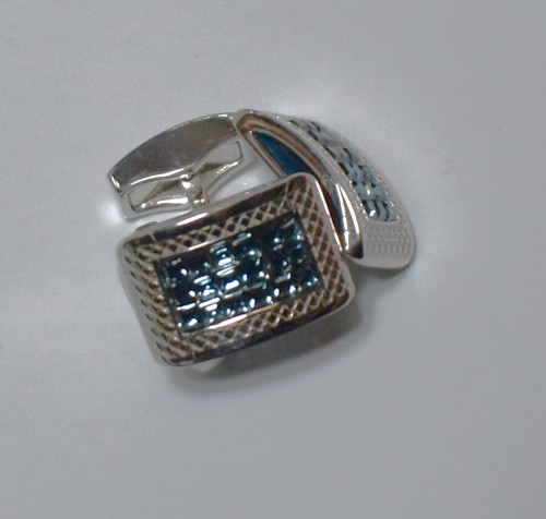 Tateossian rectangular silver - tateossian,