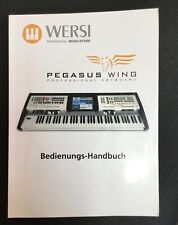 Wersi Pegasus Wing Professional Keyboard Manual - German edition