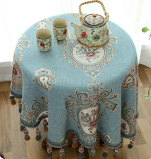 Floral Tablecloth Chenille