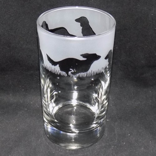 Hand etched long haired - etched, 'long