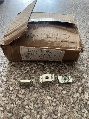 100x short spring connector - m8,