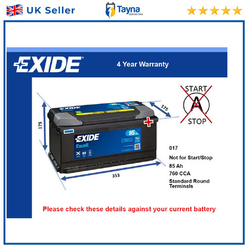 Battery fits volvo xc90 - xc90, xc70